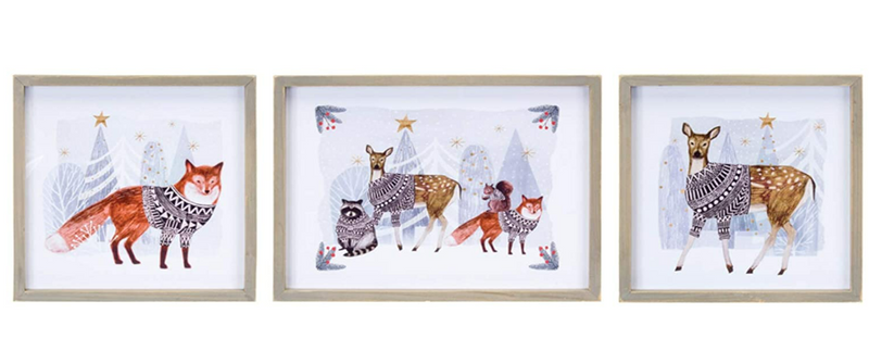 Framed Animal Print - 4 Options