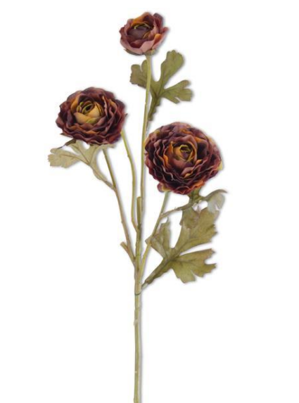 RANUNCULUS SPRAY- 20" - 2 Colors
