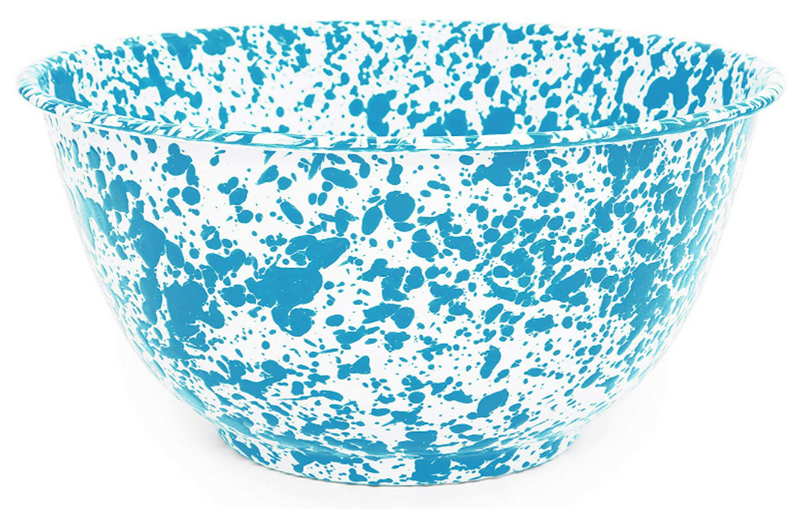Bowl - 5 Quart Large Bowl - Splatter & Vintage
