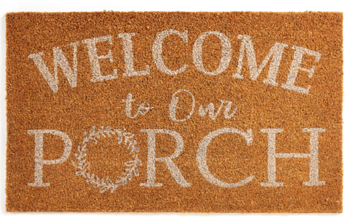 Hello/ Welcome to Our Porch Doormat - 2 Styles