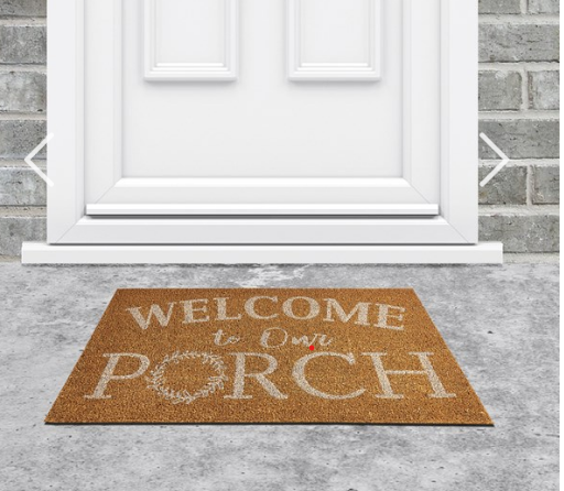 Hello/ Welcome to Our Porch Doormat - 2 Styles