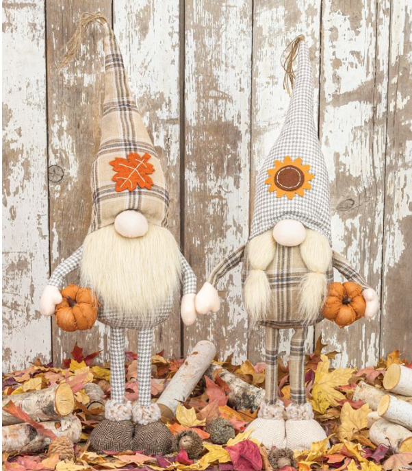 Hazel Harvest Gnome Stander- 2 Styles