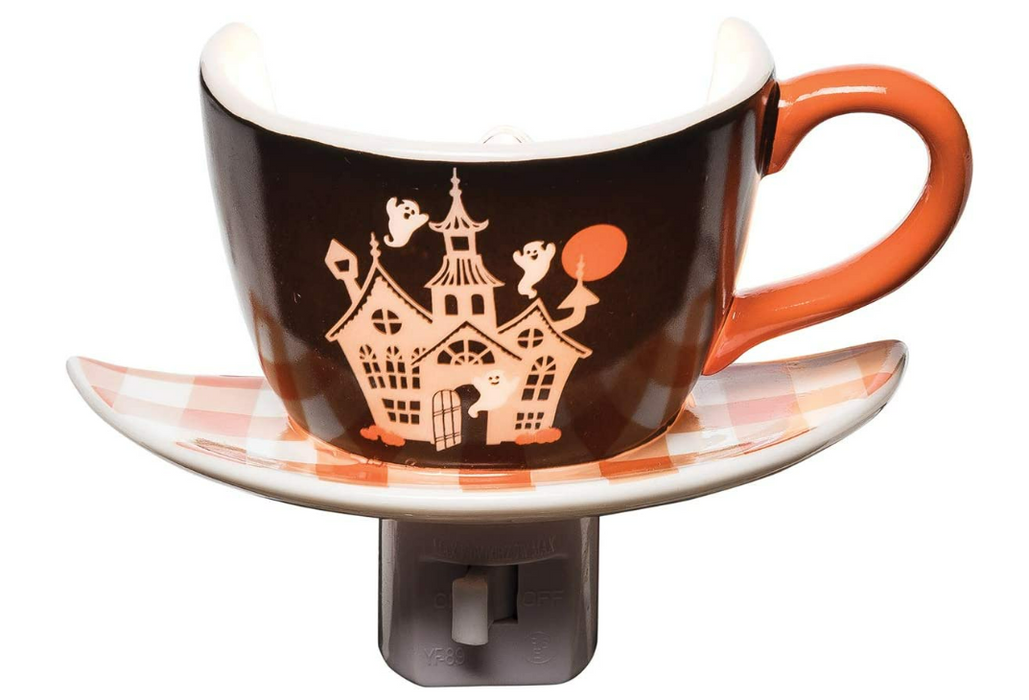 Home Haunted House Teacup Night light