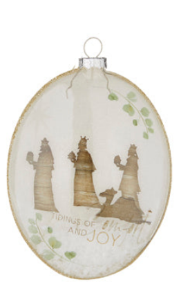 Christmas Wished Oval Disc Ornament