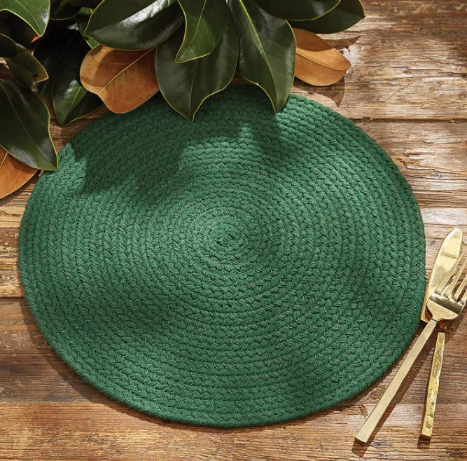 Essex Round Placemat - Set of 4 - Different Colors
