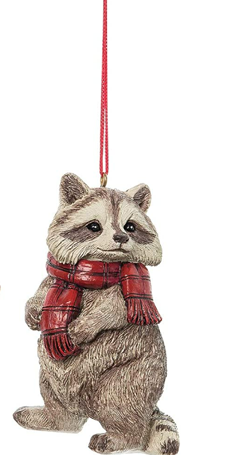 Raccoon/Chipmunk Christmas  Decoration Ornament - 2 Styles