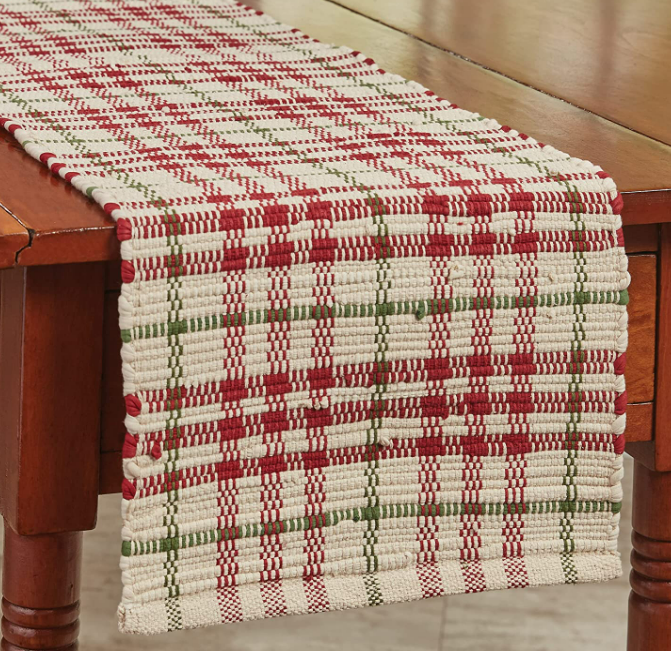 Christmas Memories Chindi Table Linens