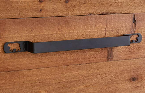 Black Bear Towel Bar 16"