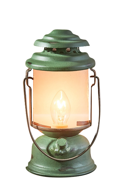 Green Camp Lantern Night Light