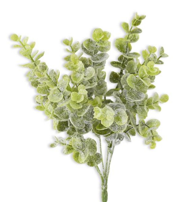 Glittered Snowy Eucalyptus Bush