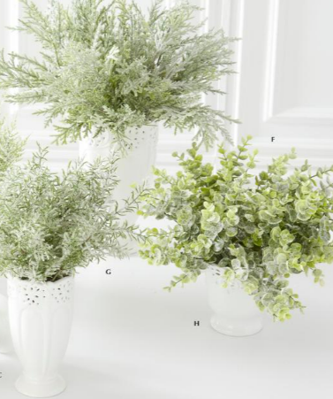 Glittered Snowy Eucalyptus Bush