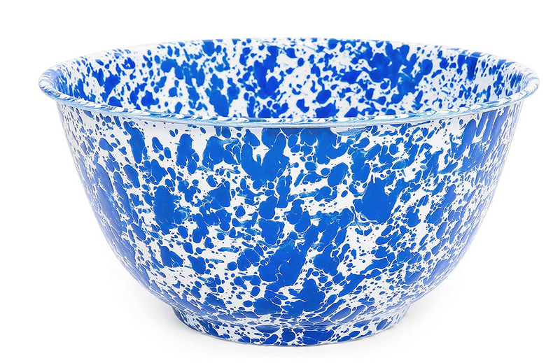Bowl - 5 Quart Large Bowl - Splatter & Vintage