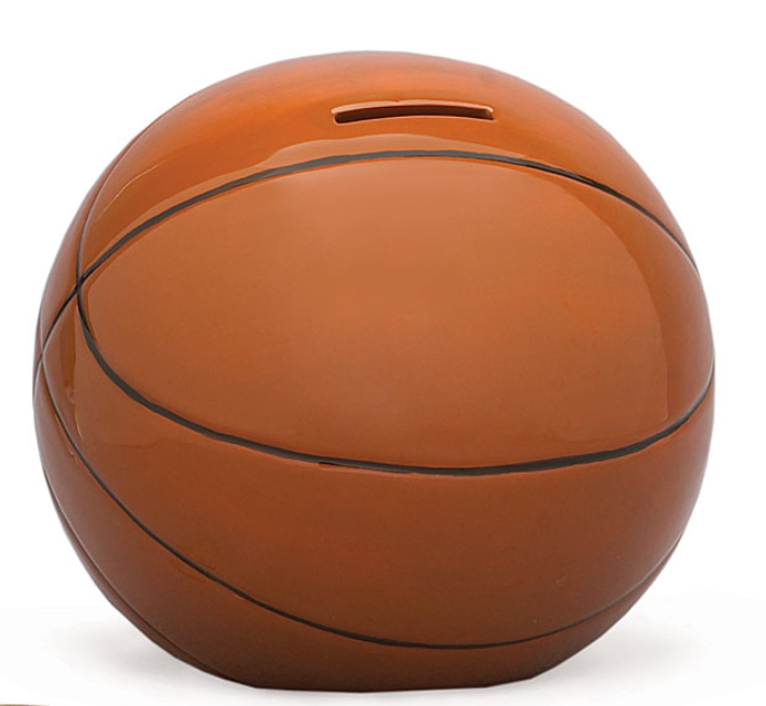 Ceramic Basketball Bank