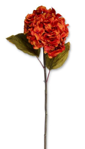 Hydrangea Two Leaf Stem- 3 Colors