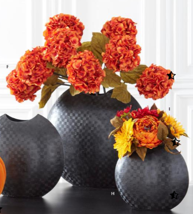 Hydrangea Two Leaf Stem- 3 Colors