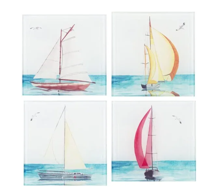 Sailboat Coaster - Set of 4