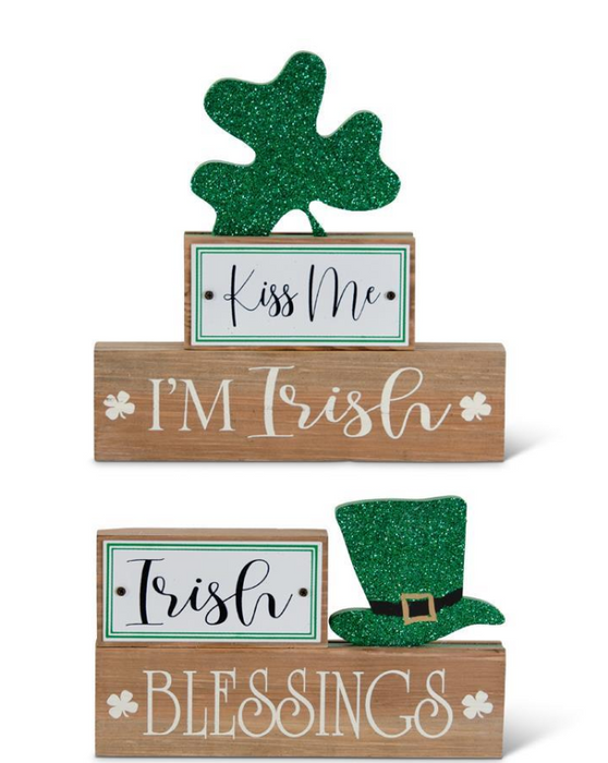 St. Patrick's Kiss Me & Irish Blessings - 2 Styles