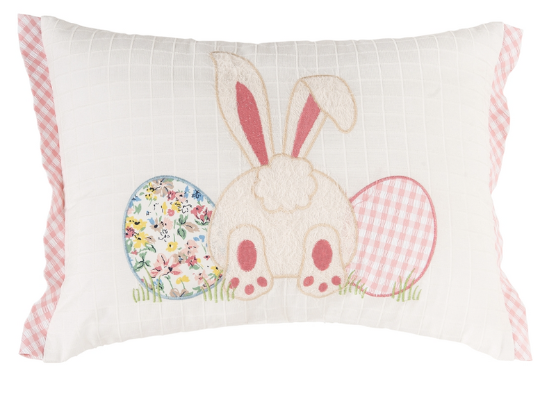 Happy Bunny Eggs Pillow