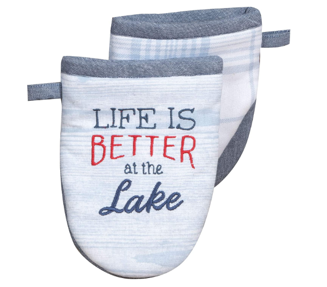 Life is Better at the Lake Oven Grabber Mitt