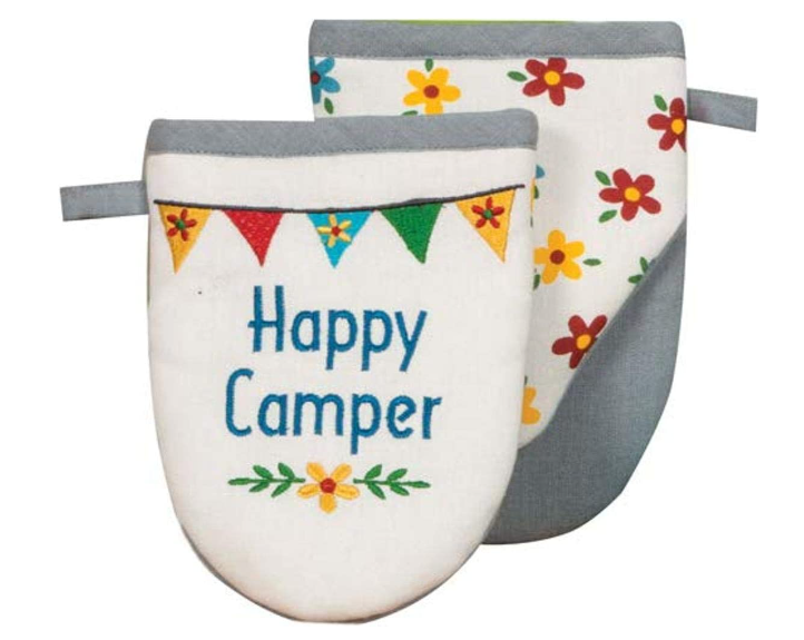Happy Camper Oven Grabber Mitt