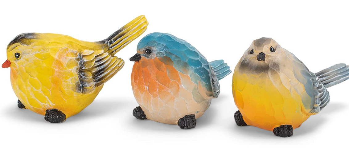 Colorful Birds - Set of 3