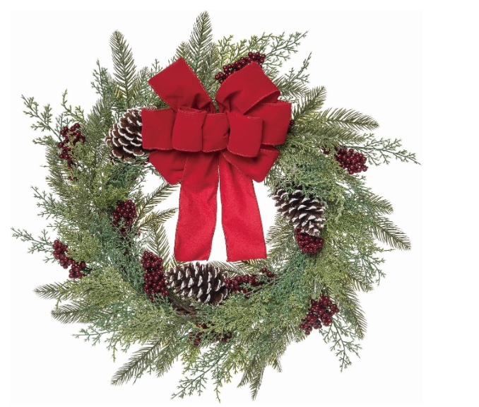 Statement Classic Holiday Wreath - 28"