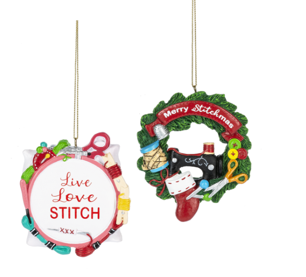 Sewing Ornaments - 2 Styles