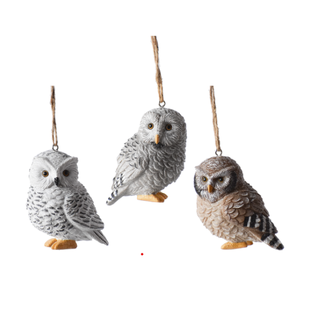 Owl Ornament - 3 Styles