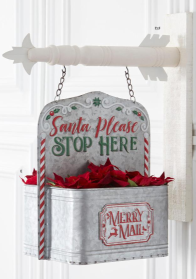Galvanized Metal Merry Mail Box Arrow Replacement