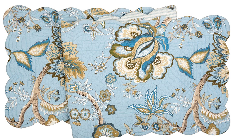 Bethany Blue Table Runner - 51"L