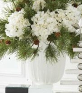 Long Needle Pine Stem with Pinecones