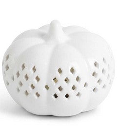 Ceramic Cutout LED Pumpkin - 3 Colors