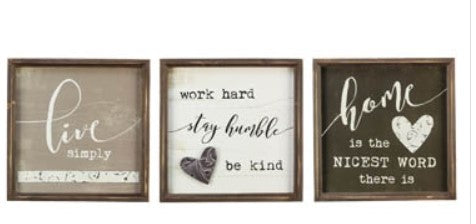 Wall Signs - 3 Styles