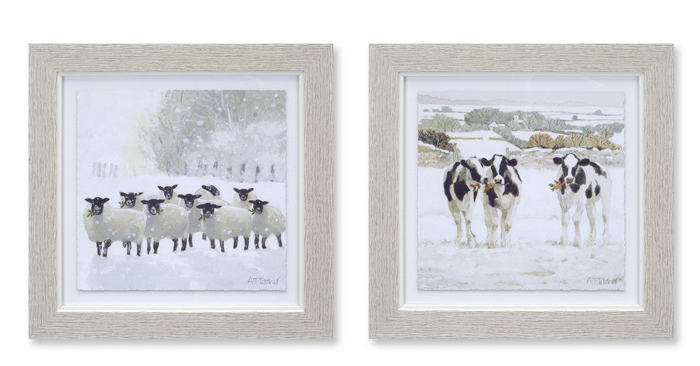 Sheep and Cow Prints - 2 Styles