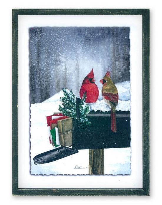 Cardinal Mailbox Print
