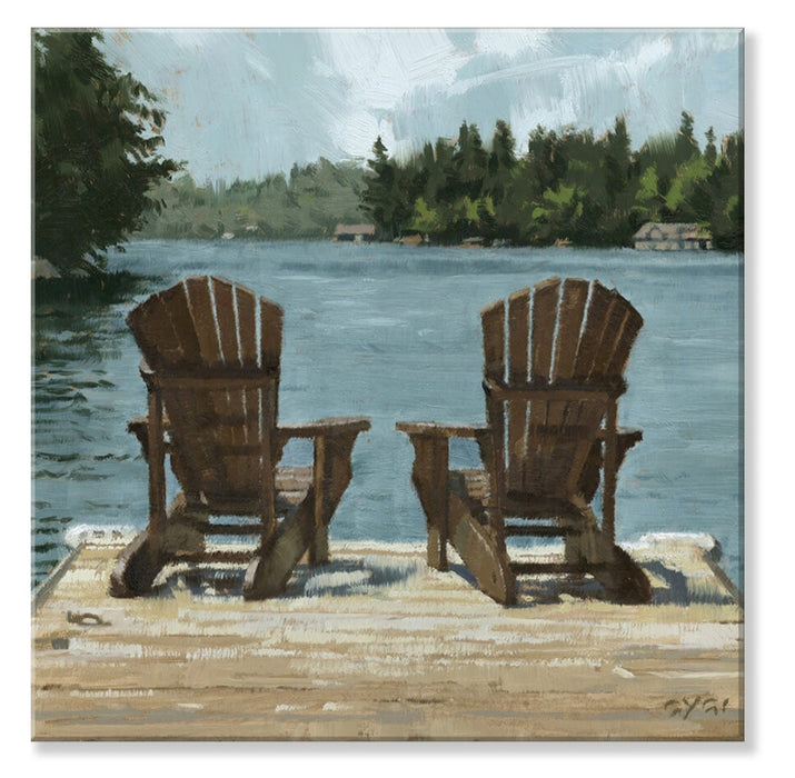 Adirondack Chairs Giclee Art