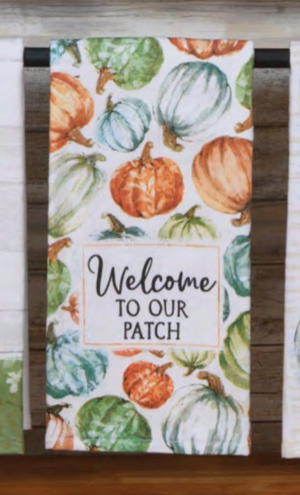 Welcome Patch Dual Purpose Terry Towel
