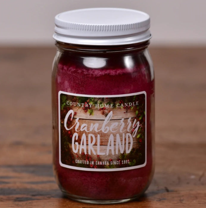 Cranberry Garland - Country Home Candle