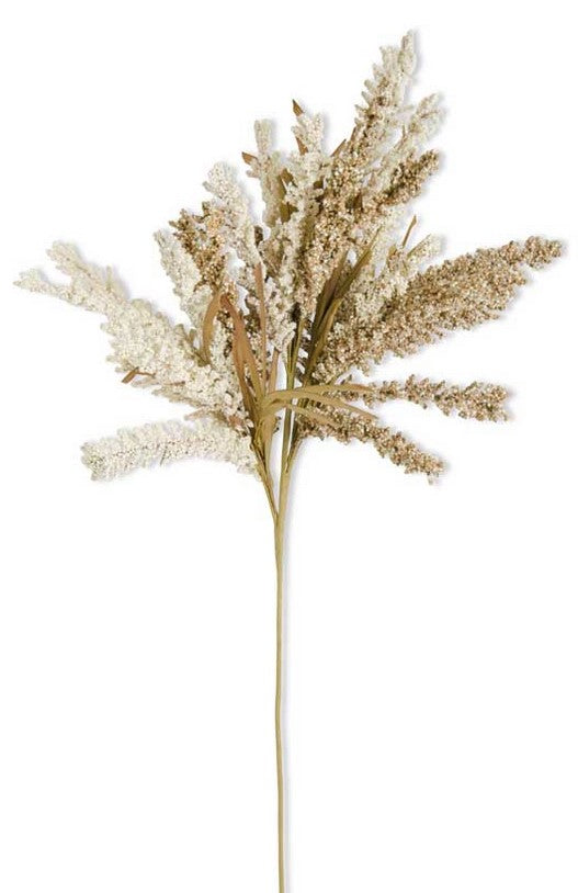 Cream & Brown Heather Stem