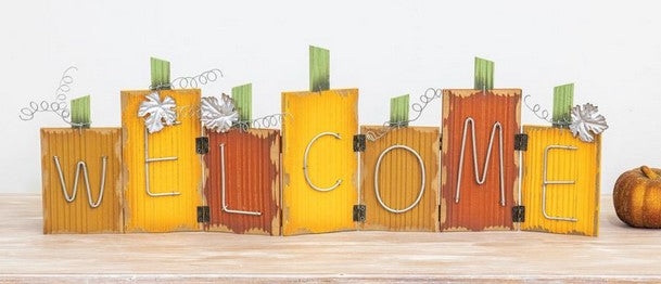 Welcome Pumpkin Table Top