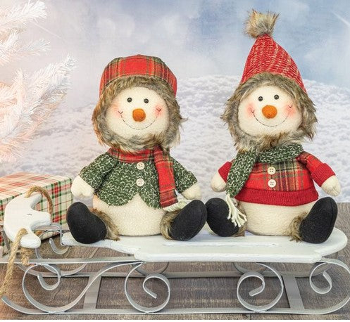 Eskimo Snowman Sitter - 2 Styles