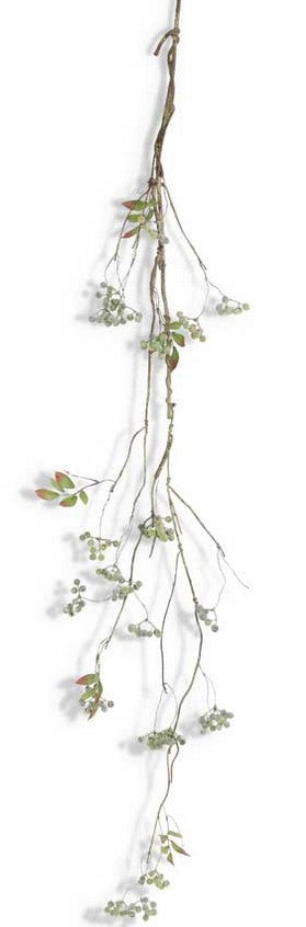 Powdered Green Berry Twig Garland - 72"