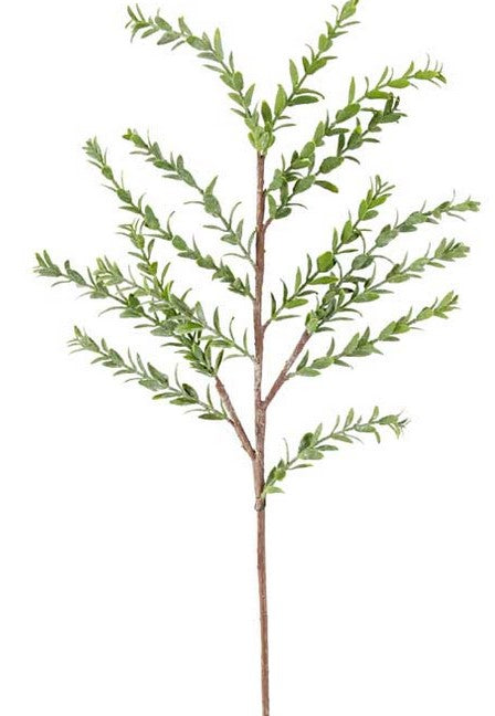 Powdered Green Real Touch Myrtle Branch - 33"