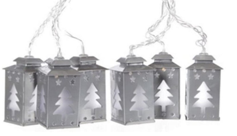 Cut-out Tree Lantern String Light Decorative