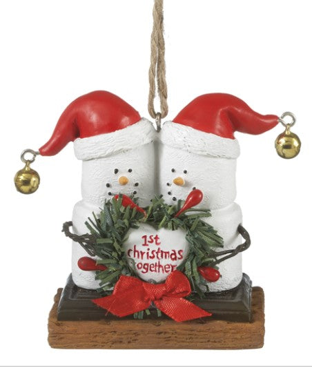 S'mores "1st Christmas Together"  Ornament