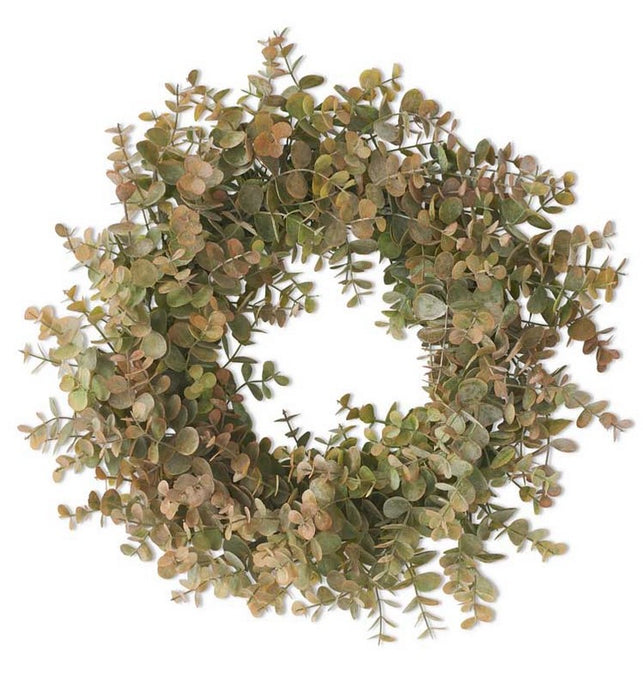 Green & Gold Eucalyptus Wreath - 20"