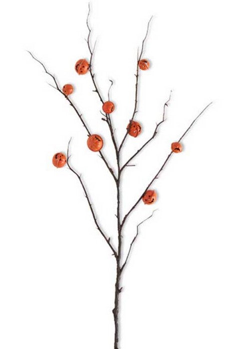 Orange Jack O Lantern Pumpkin Stem - 36"