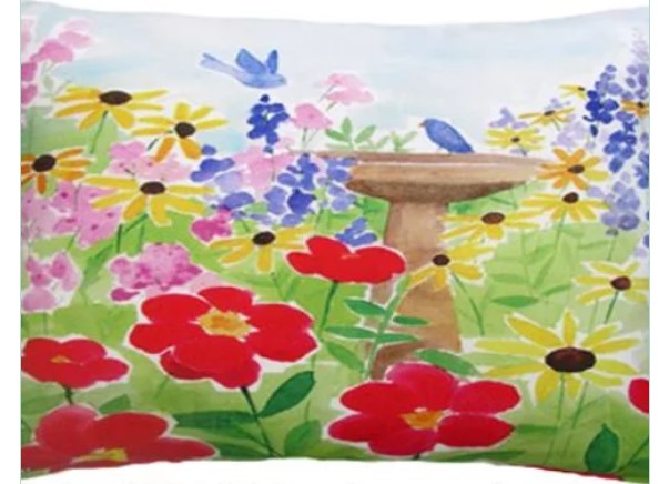 Birdbath Pillow