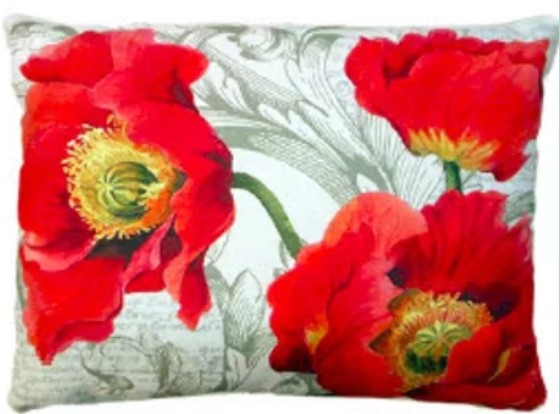 Poppies Pillow