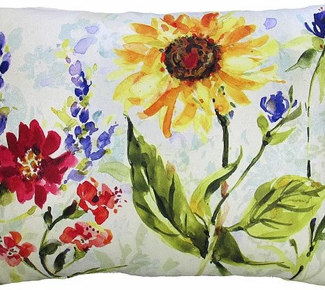 Sunflower Pillow Square